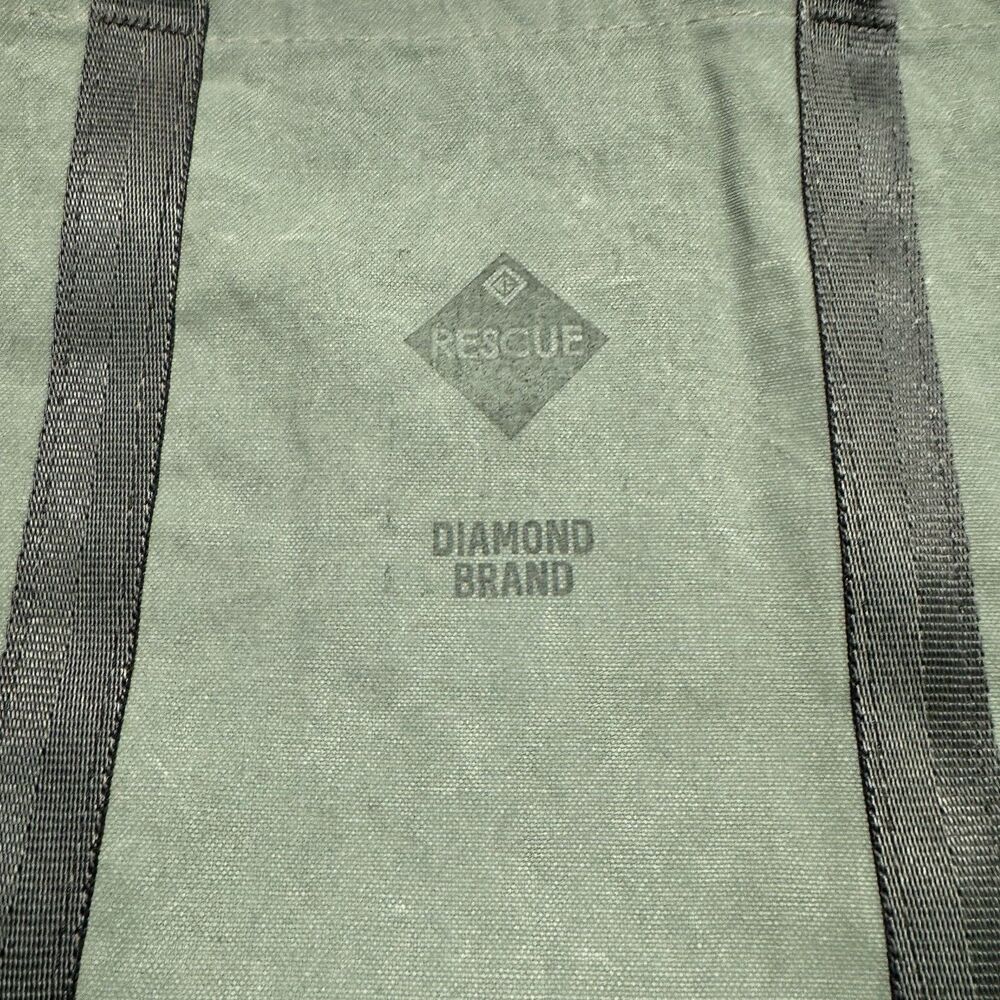 Diamond Brand "Rescue" Green canvas Firewood/Utility Tote